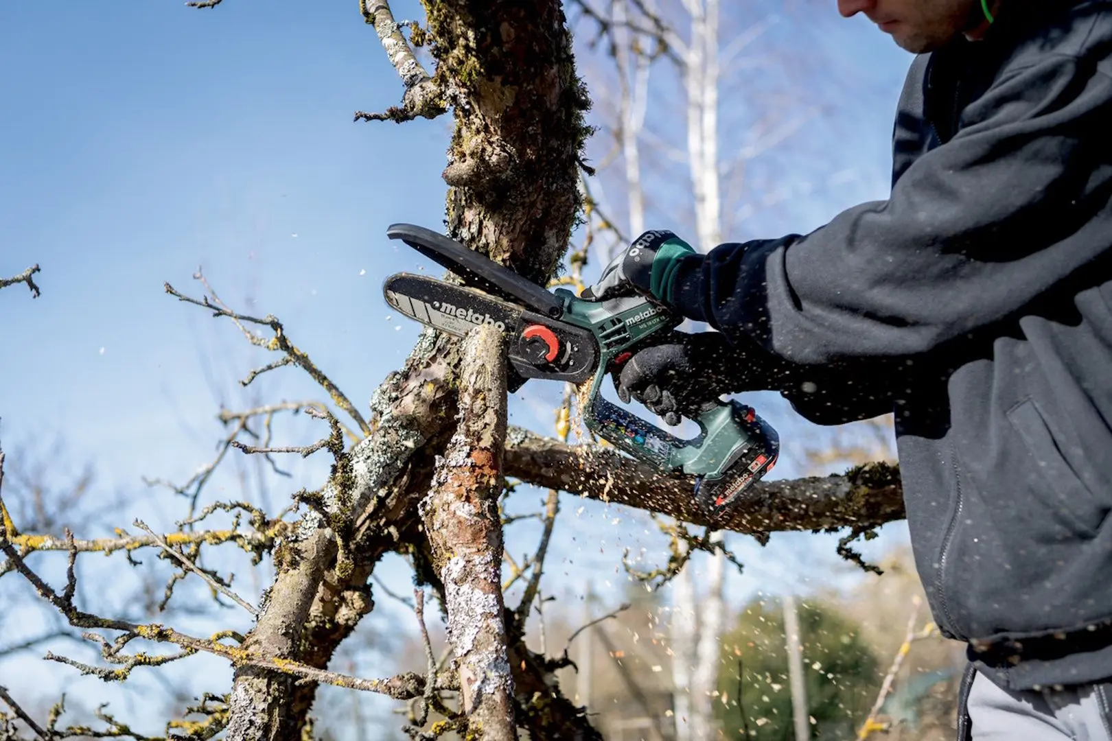 Аккумуляторная цепная пила Metabo MS 18 LTX 15 Set - 5