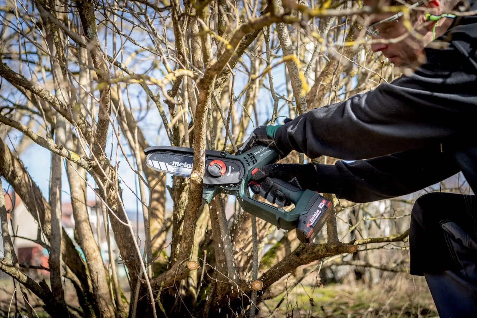 Аккумуляторная цепная пила Metabo MS 18 LTX 15 Set - 6