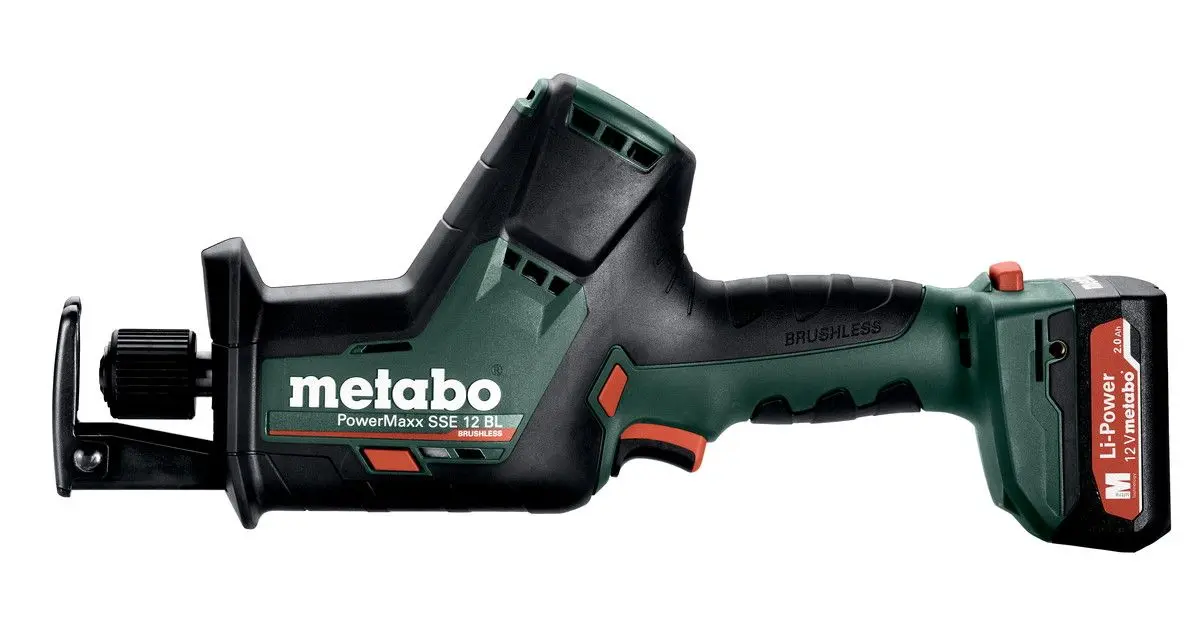 Аккумуляторная сабельная пила Metabo PowerMaxx SSE 12 BL 602322800 - 2