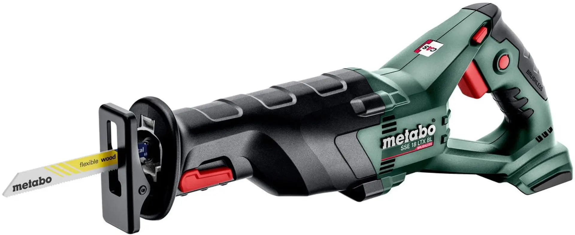 Аккумуляторная сабельная пила Metabo SSE 18 LTX BL + Li-Power 5.2Ahx2 Set - 2