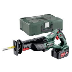 Аккумуляторная сабельная пила Metabo SSE 18 LTX BL + Li-Power 5.2Ahx2 Set