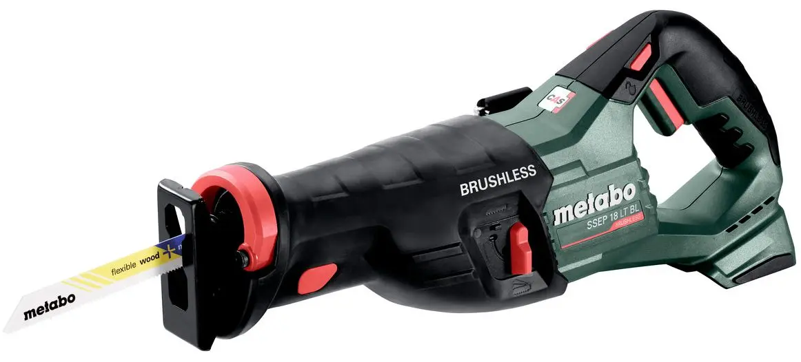 Ferastrau cu sabie cu acumulator Metabo SSEP 18 LT (Green/Black)