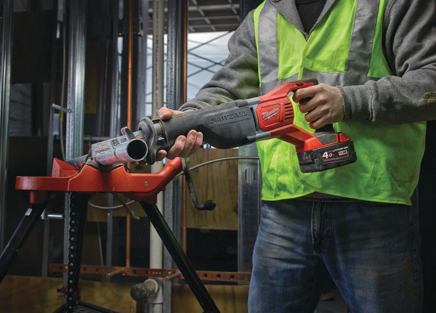 Аккумуляторная сабельная пила Milwaukee M18 BSX-0 - 6
