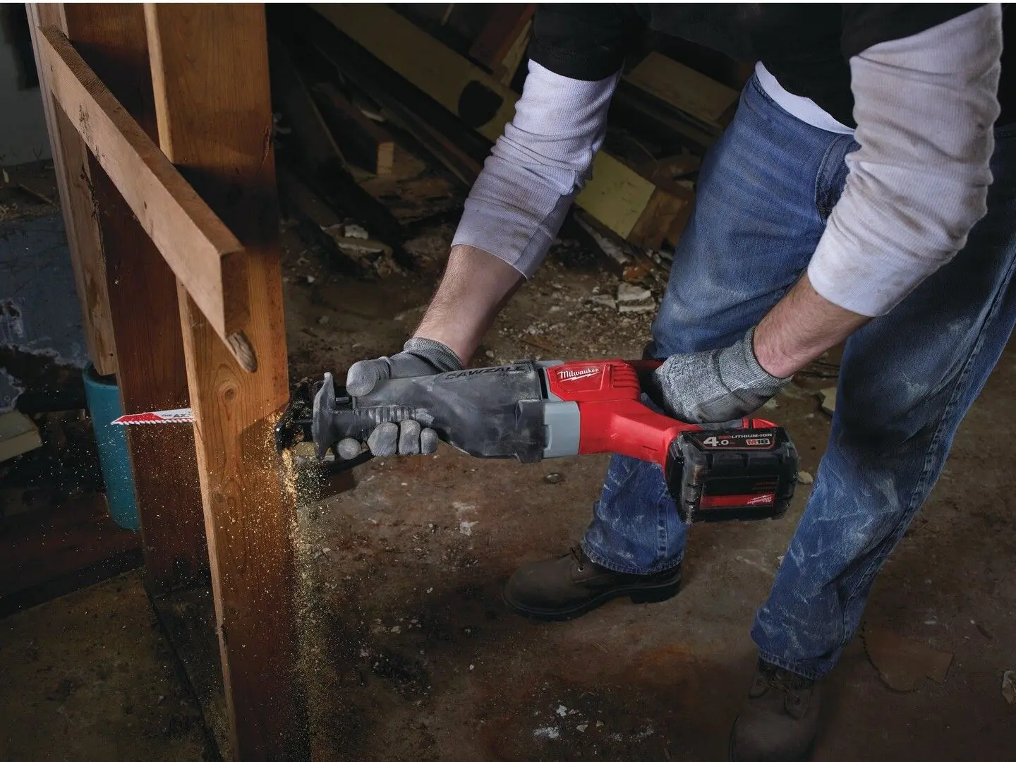 Аккумуляторная сабельная пила Milwaukee M18 BSX-0 - 7