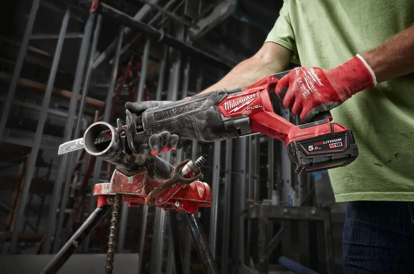 Аккумуляторная сабельная пила Milwaukee M18 ONEFSZ-0X - 3