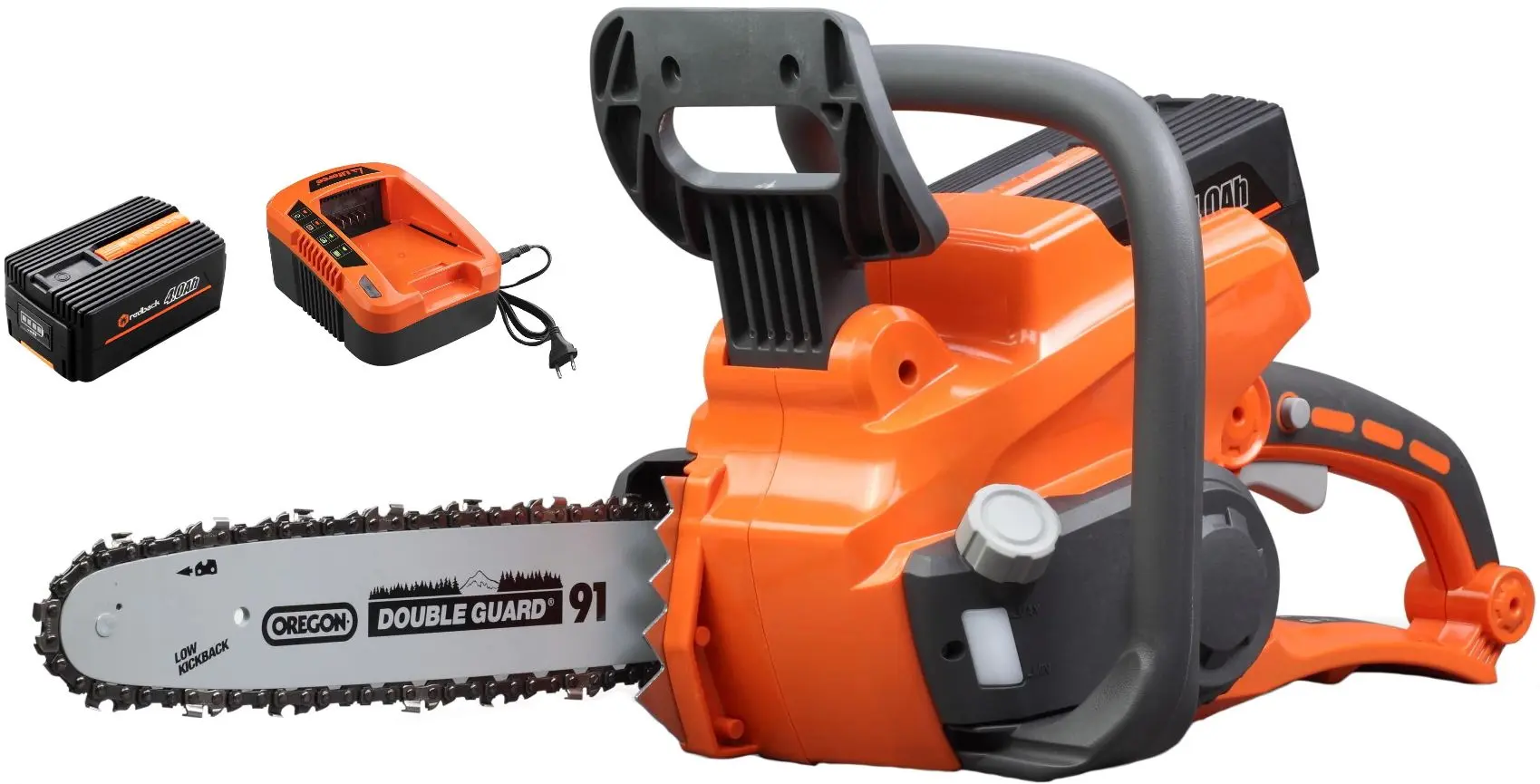 Аккумуляторная цепная пила Redback E212C + EP40 + EC20 Set