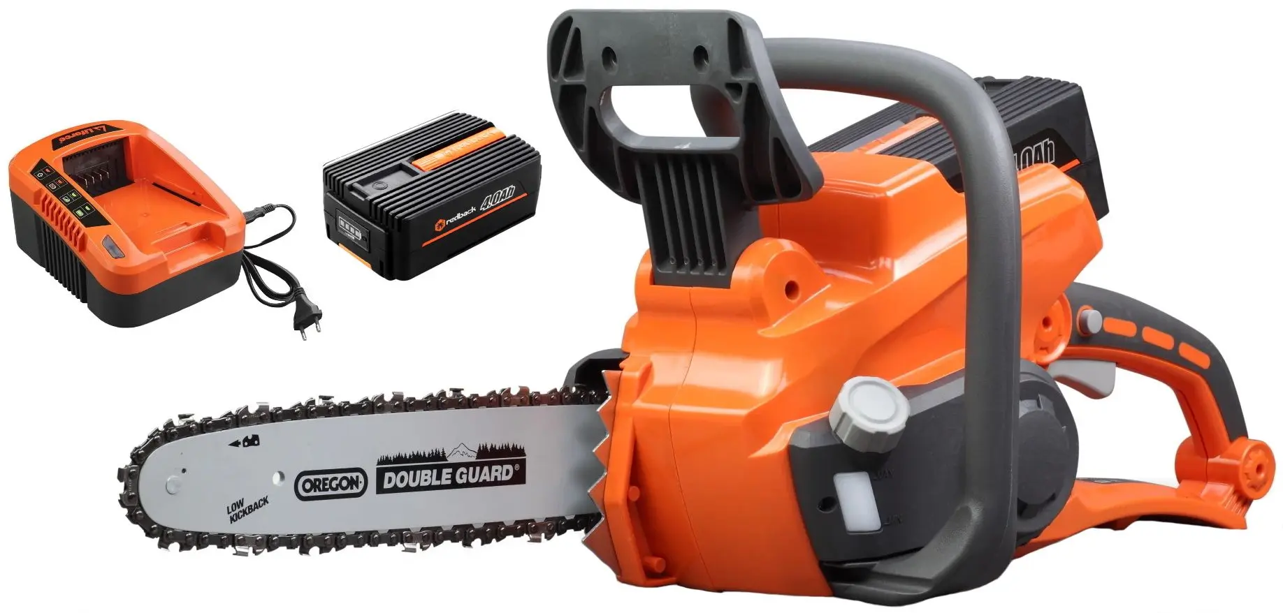 Ferestrau cu acumulator Redback E216C + EP40 + EC20 Set