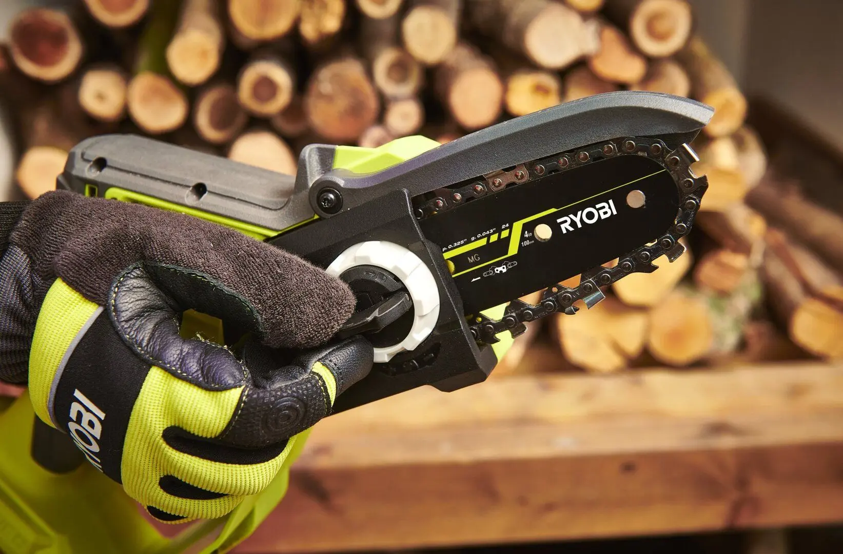 Fierastrau cu lant cu acumulator Ryobi RY18PSX10A-120