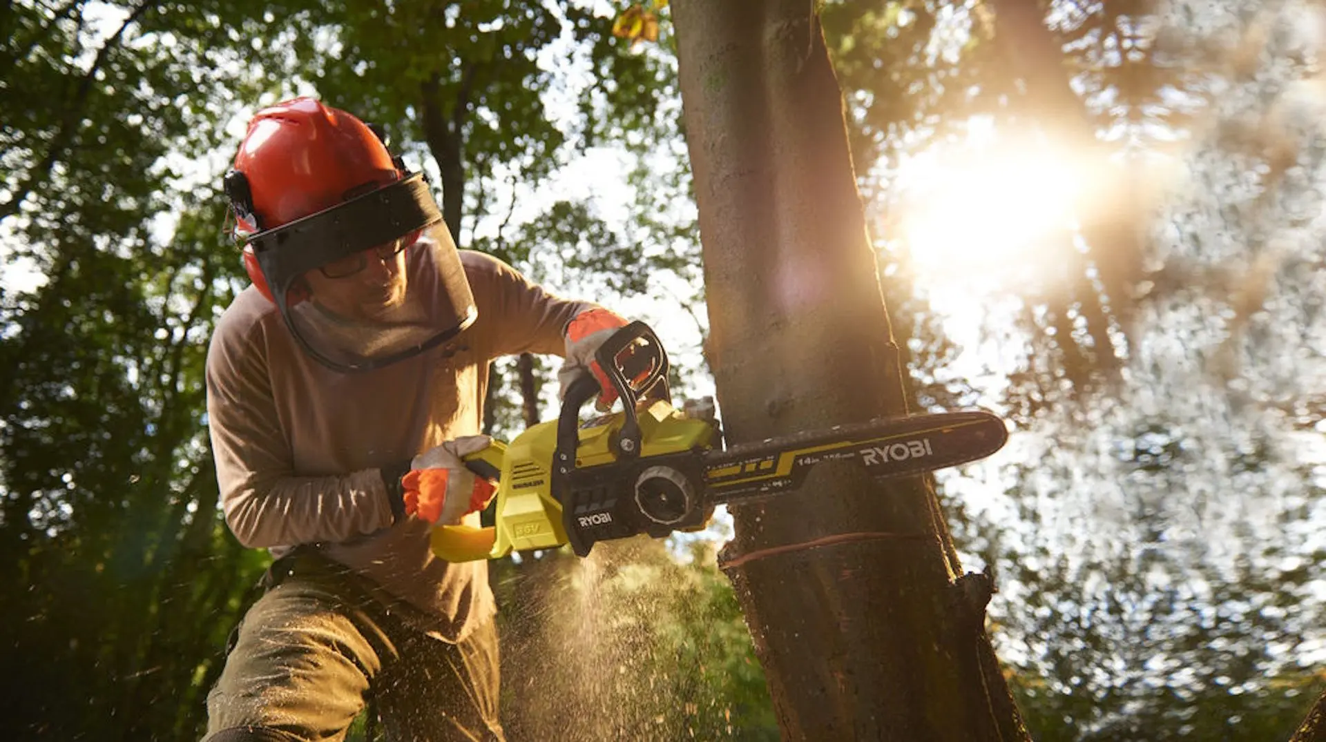 Ferastrau cu lant cu acumulator Ryobi RY36CSX35A-150