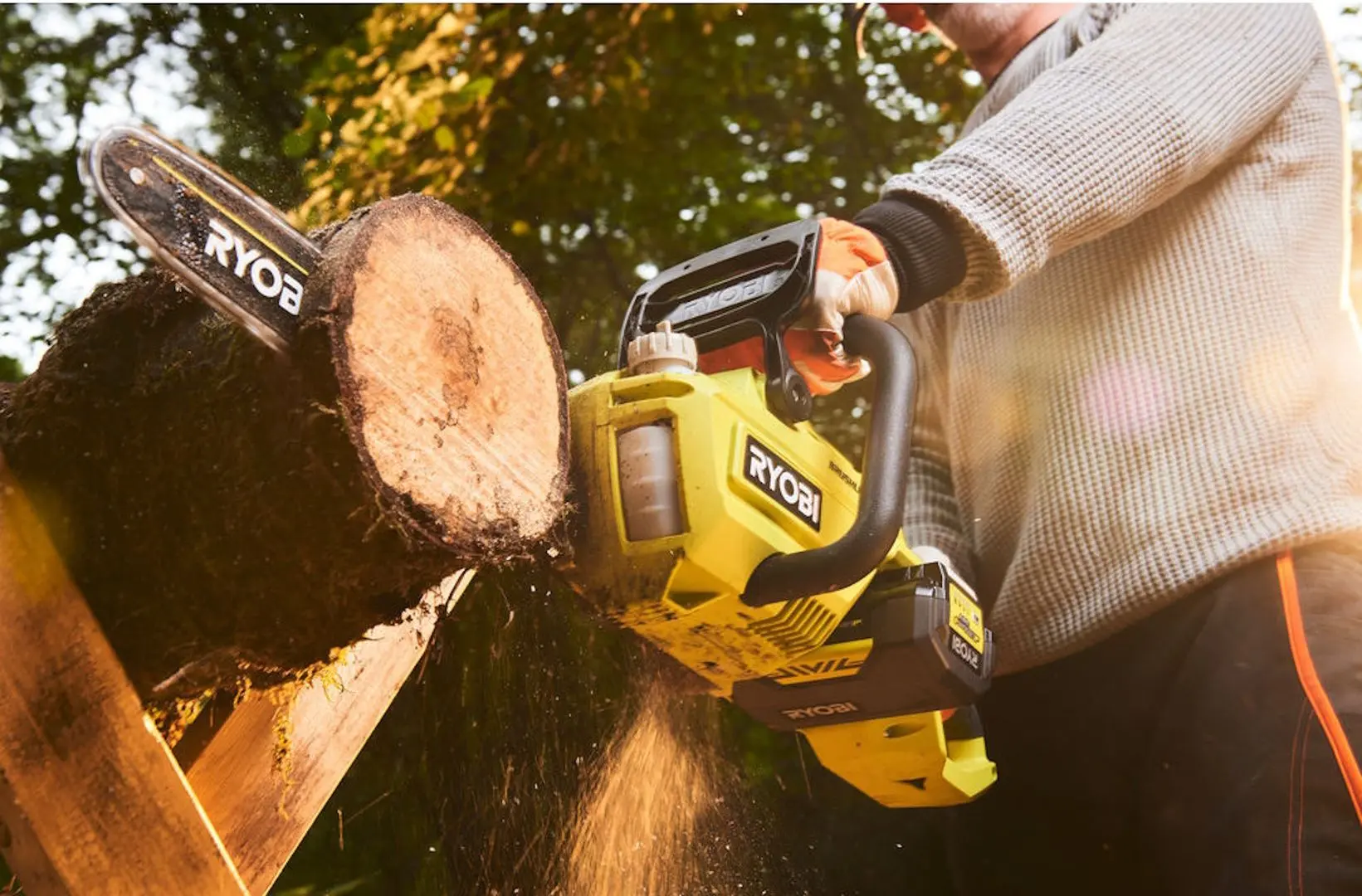 Ferastrau cu lant cu acumulator Ryobi RY36CSX35A-150