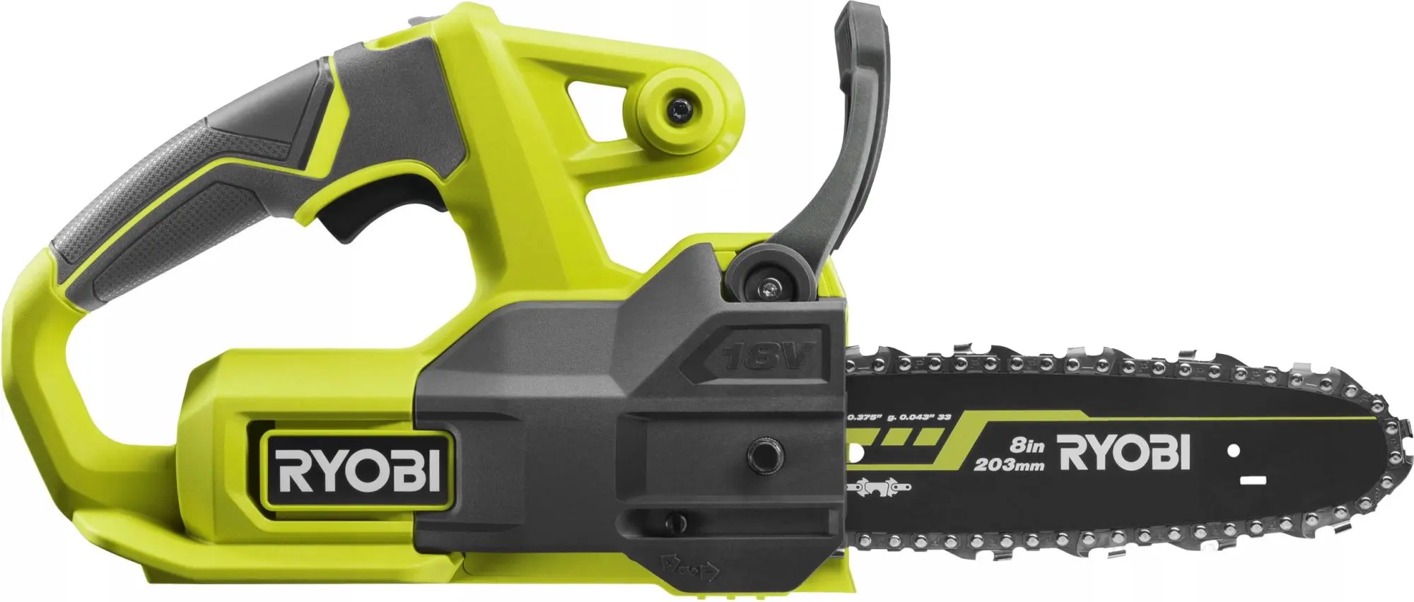 Пила цепная аккумуляторная Ryobi RY18CS20A-0