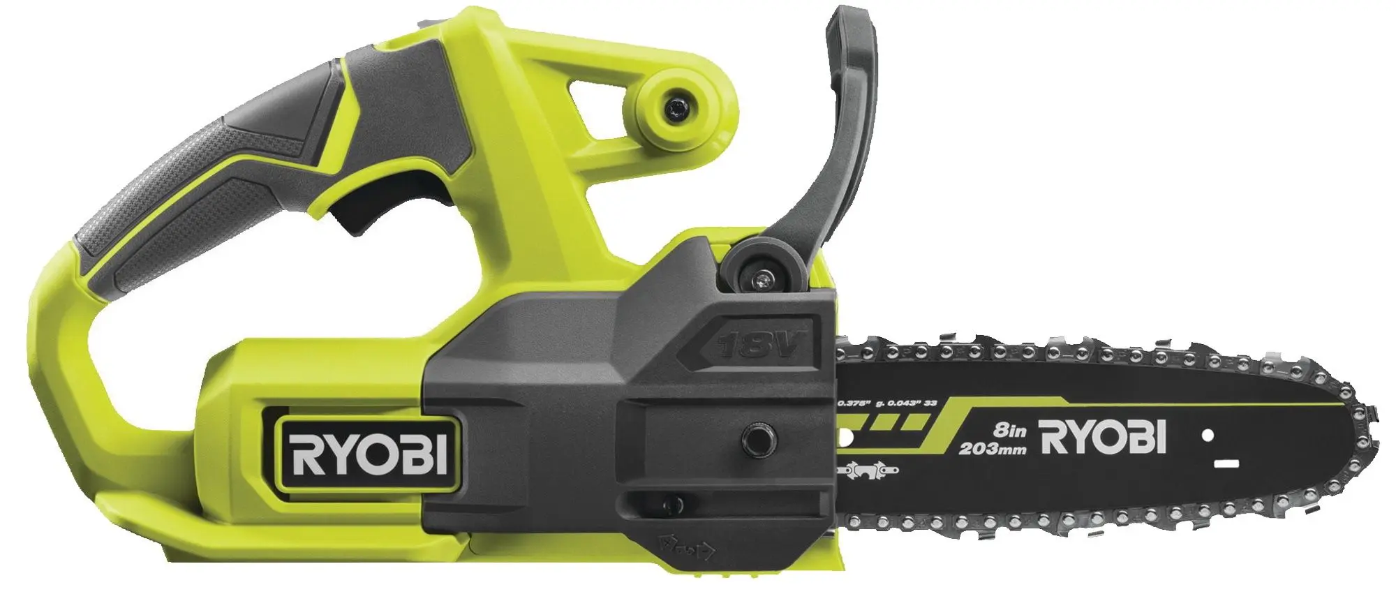 Пила цепная аккумуляторная Ryobi RY18CS20A-125