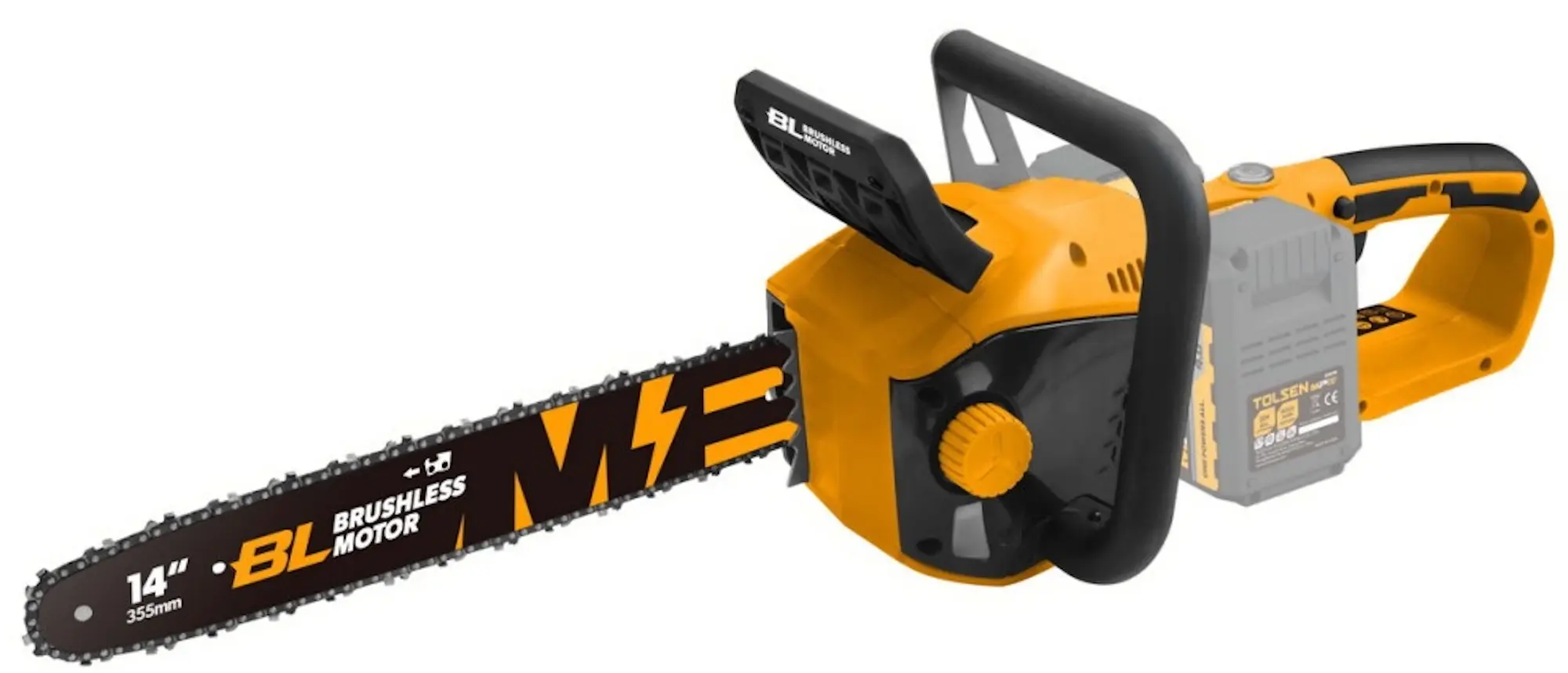 Аккумуляторная цепная пила Tolsen 87360SetB - 2