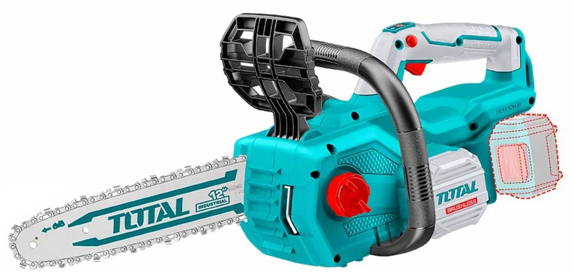 Аккумуляторная цепная пила Total TGSLI201286 - 2