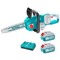 Аккумуляторная цепная пила Total TGSLI401682 + 2x4.0Ah + TCLI2034E
