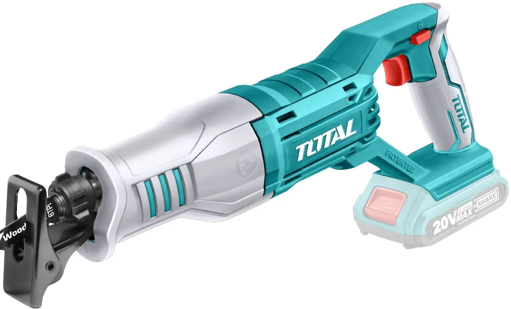 Аккумуляторная сабельная пила Total TRSLI1151