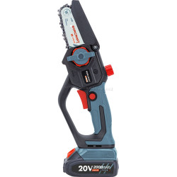 Аккумуляторная цепная пила Worcraft Home CHS-S20LiBCM (Blue/Black/Red)