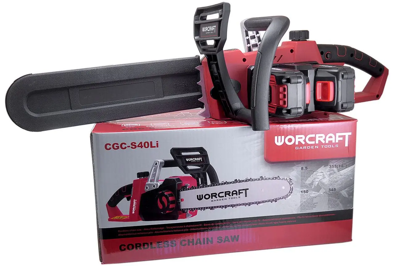 Цепная пила Worcraft CGC-S40Li - 8