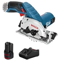 Ferastrau circular cu acumulator Bosch Professional GKS 12V-26 + GBA 12 V + GAL12V-40