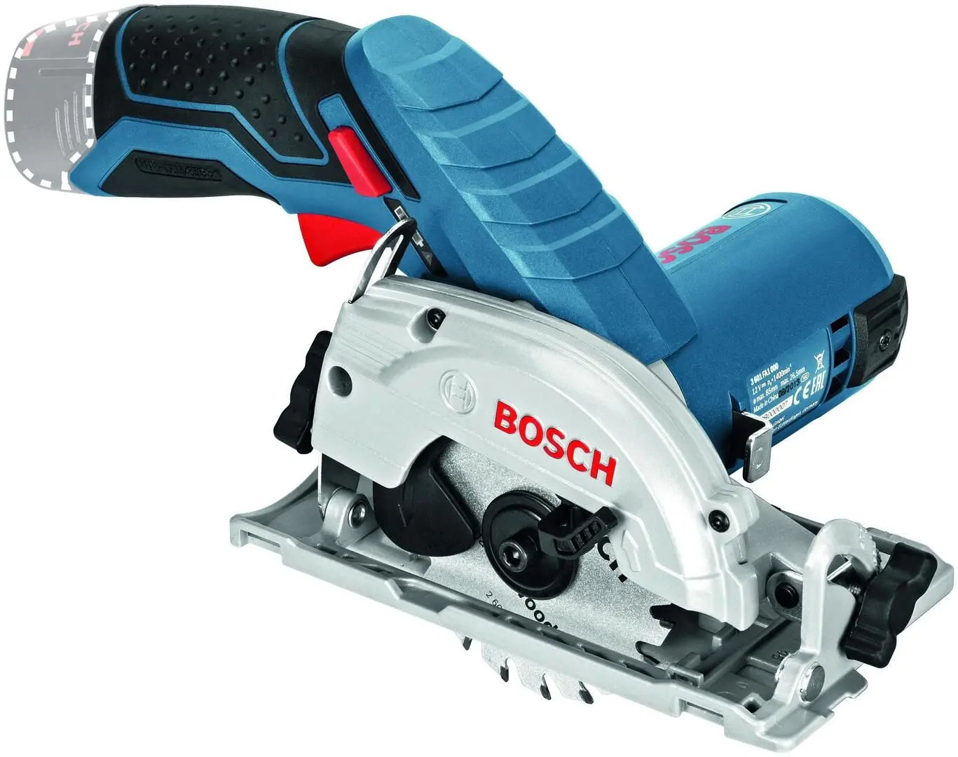 Аккумуляторная циркулярная пила Bosch Professional GKS 12V-26