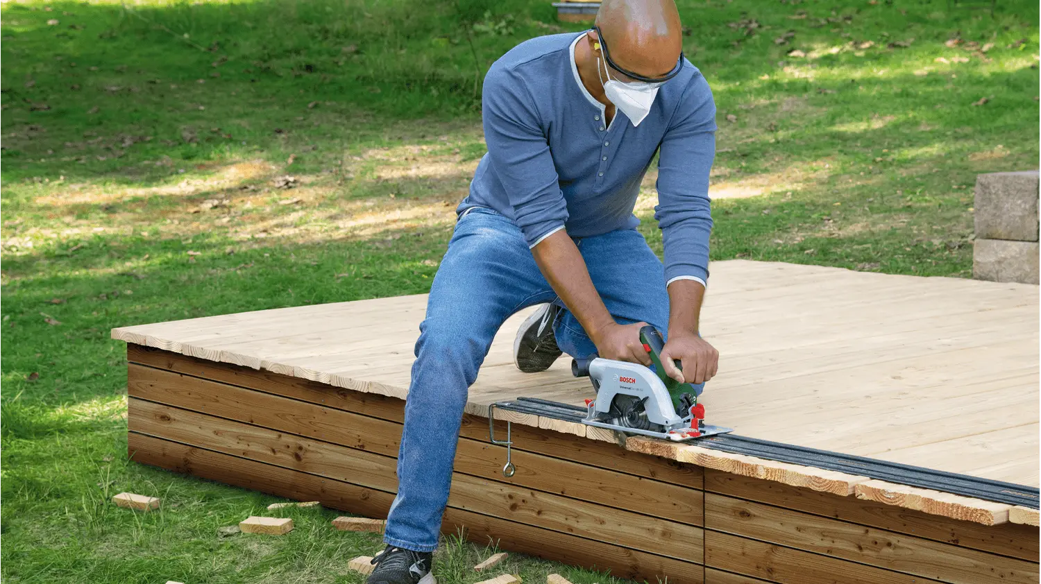 Аккумуляторная циркулярная пила Bosch UniversalCirc 18V-53 (06033B1400) - 5