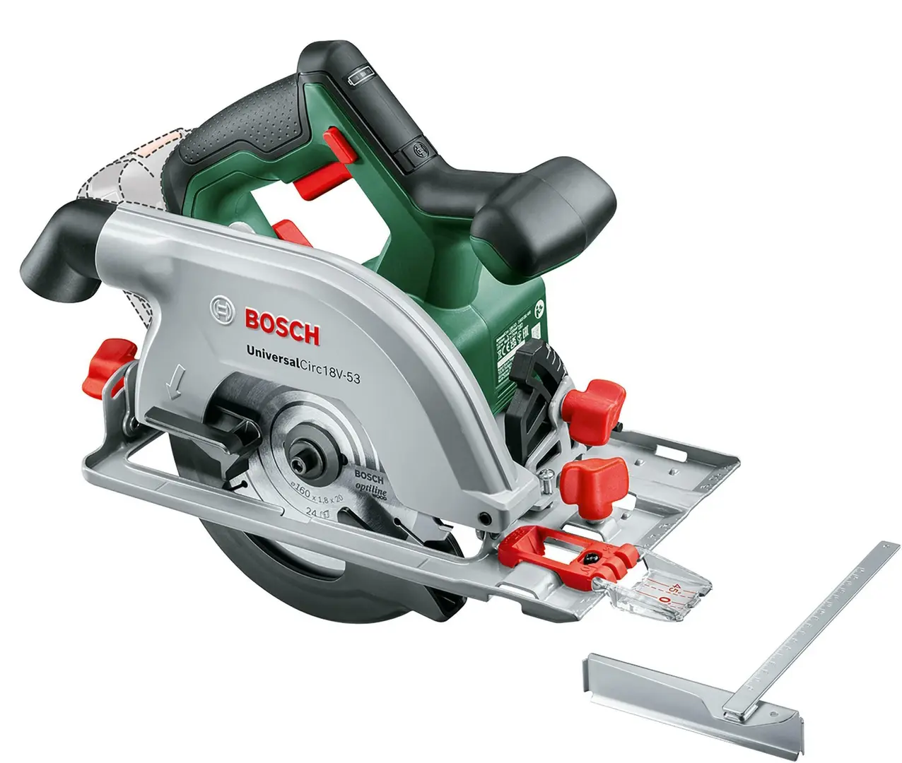 Аккумуляторная циркулярная пила Bosch UniversalCirc 18V-53 (06033B1400)