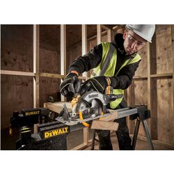 Fierastrau circular cu acumulator Dewalt DCS565NT-XJ + DWST1-71195 Thumb