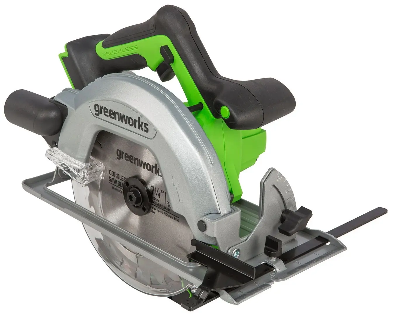 Ferastrau circular cu acumulator GreenWorks GD24CS Solo