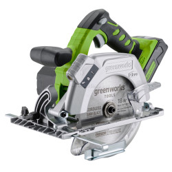 Fierastrau circulatr cu acumulator Greenworks G24CS