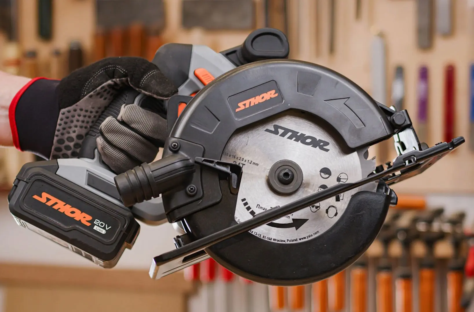 Ferastrau circular cu acumulator Sthor 78133