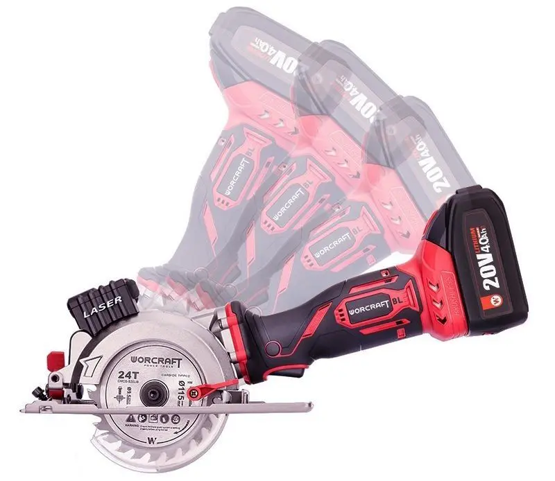 Ferastrau circular cu acumulator Worcraft CMCS-S20LiB Solo