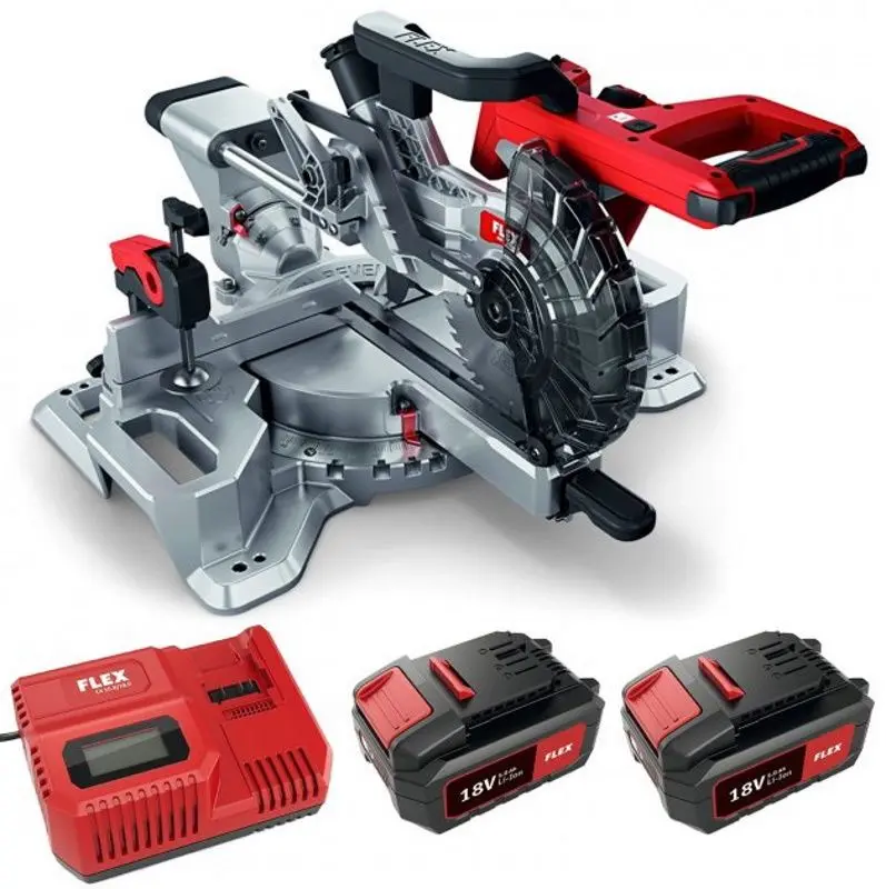 Fierastrau circular cu acumulator Flex SMS 190 18.0-EC/5.0 + AP 5.0Ahx2 - 2
