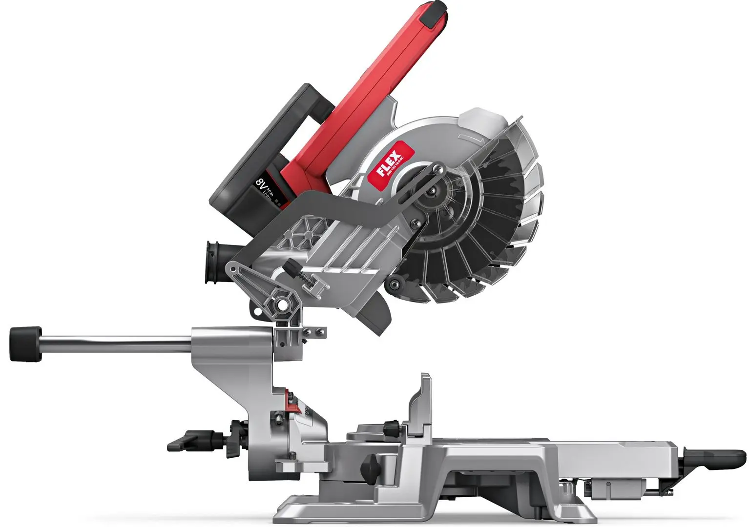 Аккумуляторная торцовочная пила Flex SMS 190 18.0-EC/5.0 + WB 110-260 + AP 5.0Ahx2 - 2
