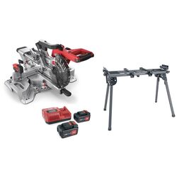 Аккумуляторная торцовочная пила Flex SMS 190 18.0-EC/5.0 + WB 110-260 + AP 5.0Ahx2