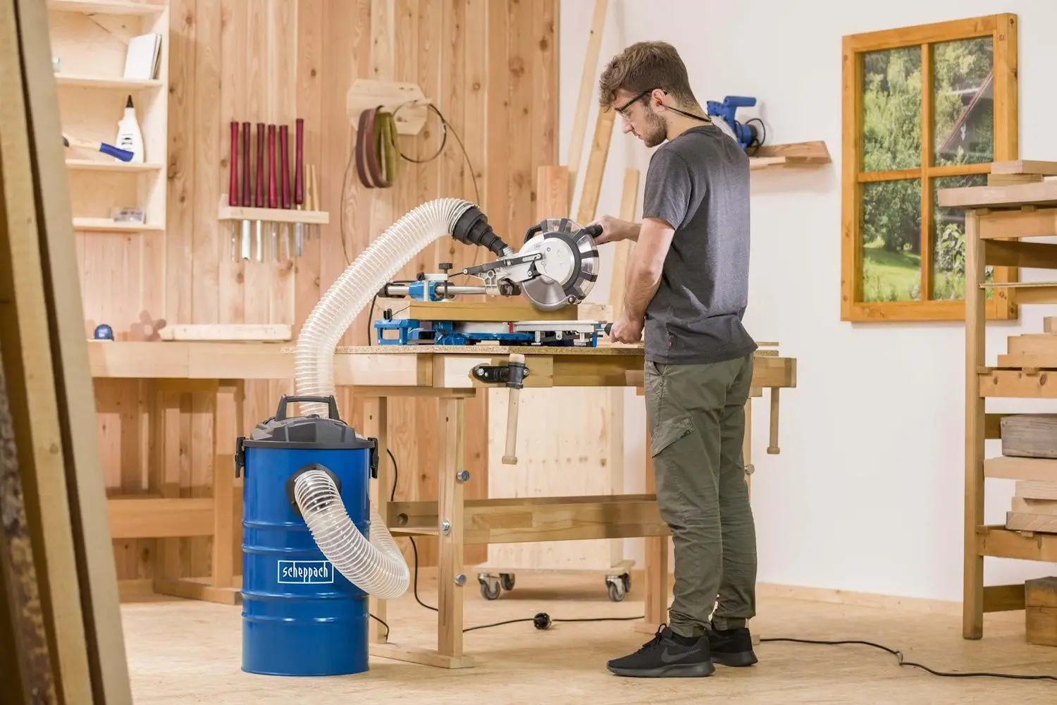 Торцовочная пила Scheppach HM254SPX - 6