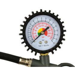 Пистолет пневматический с манометром Geko G01101 Thumb