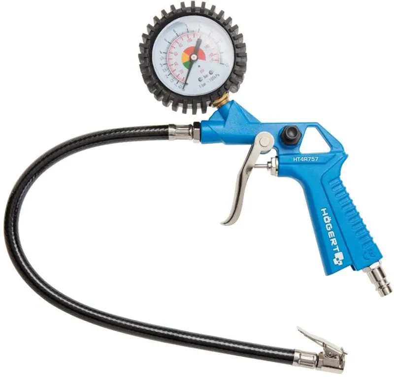 Pistol pneumatic cu manometru Hoegert HT4R757