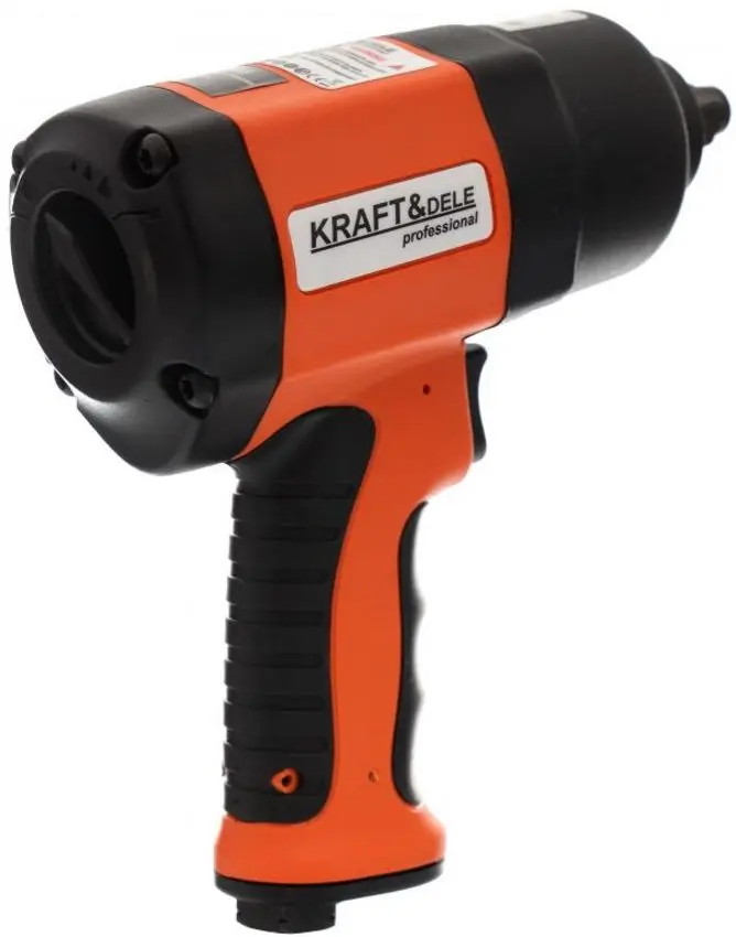 Гайковёрт пневматический ударный Kraft&Dele Professional KD1429 (Black/Orange)