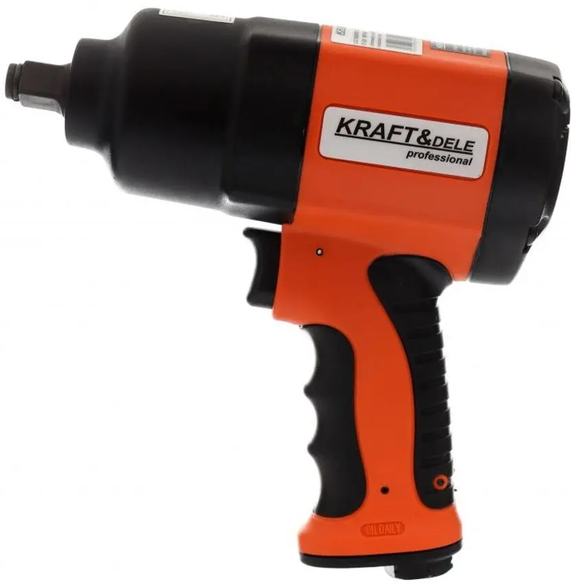 Гайковёрт пневматический ударный Kraft&Dele Professional KD1429 (Black/Orange)