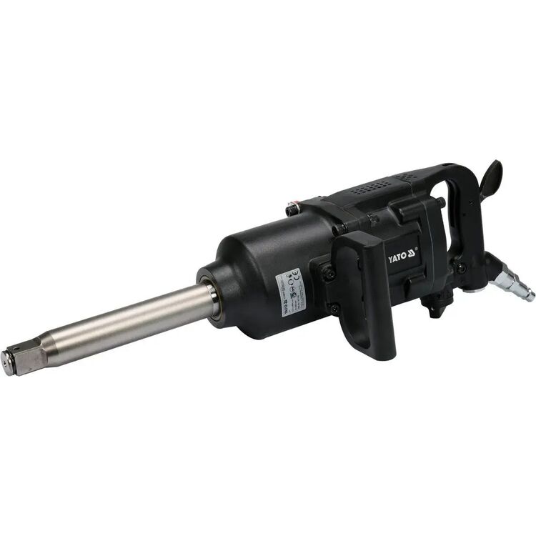 Гайковёрт пневматический ударный Yato YT-09615 (Black/Inox)