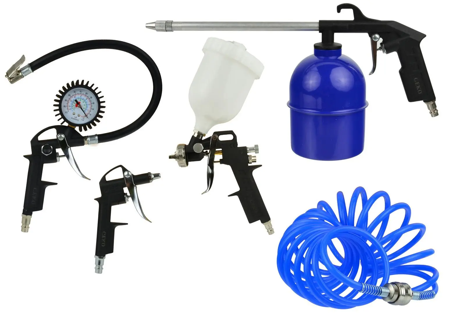 Набор пневматических инструментов Geko G01100