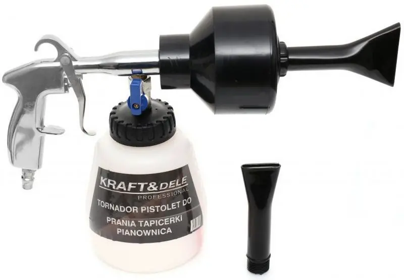 Pistol pneumatic tornado pentru spalarea mobilierului tapitat Kraft&Dele Professional KD10378