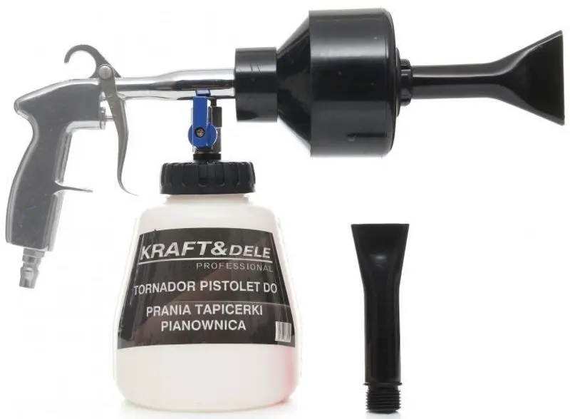 Pistol pneumatic tornado pentru spalarea mobilierului tapitat Kraft&Dele Professional KD10378