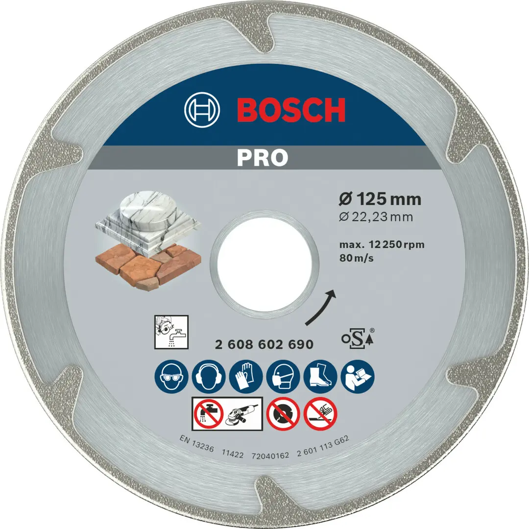 Disc diamantat Bosch Pro Marble 125х22 mm (2608602690)