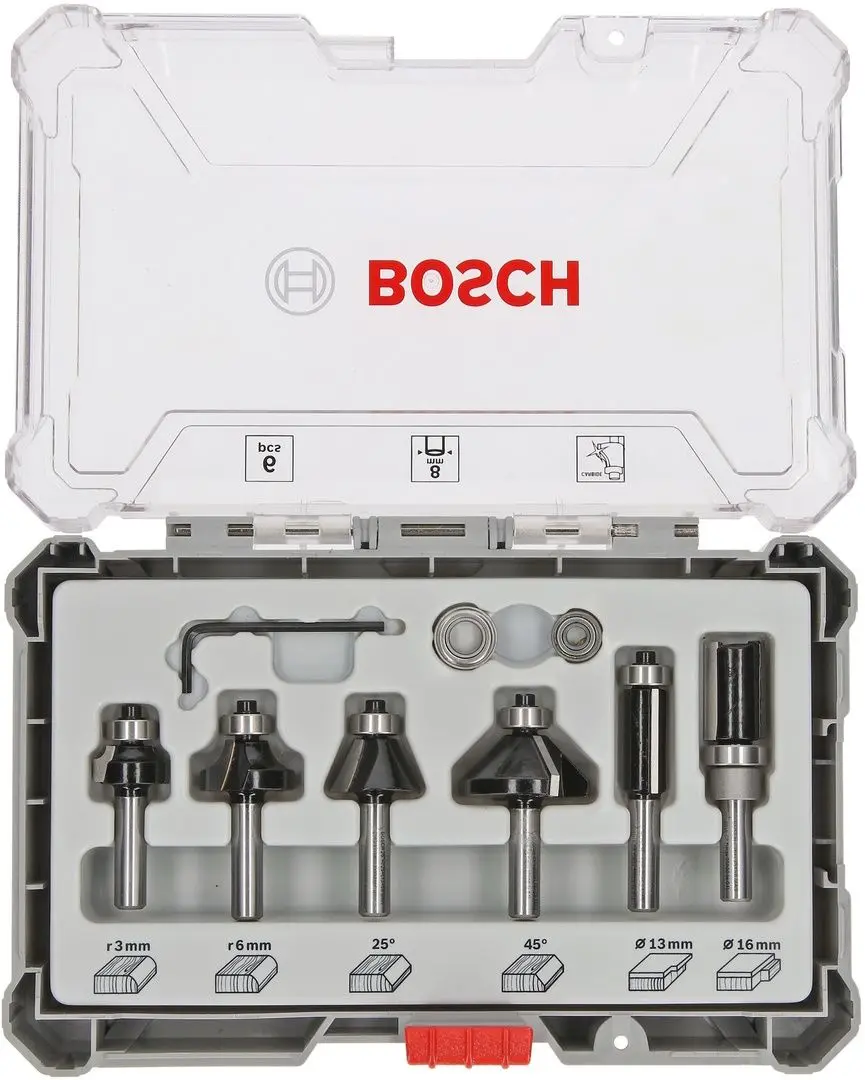 Set de freze pentru lemn Bosch 2607017469