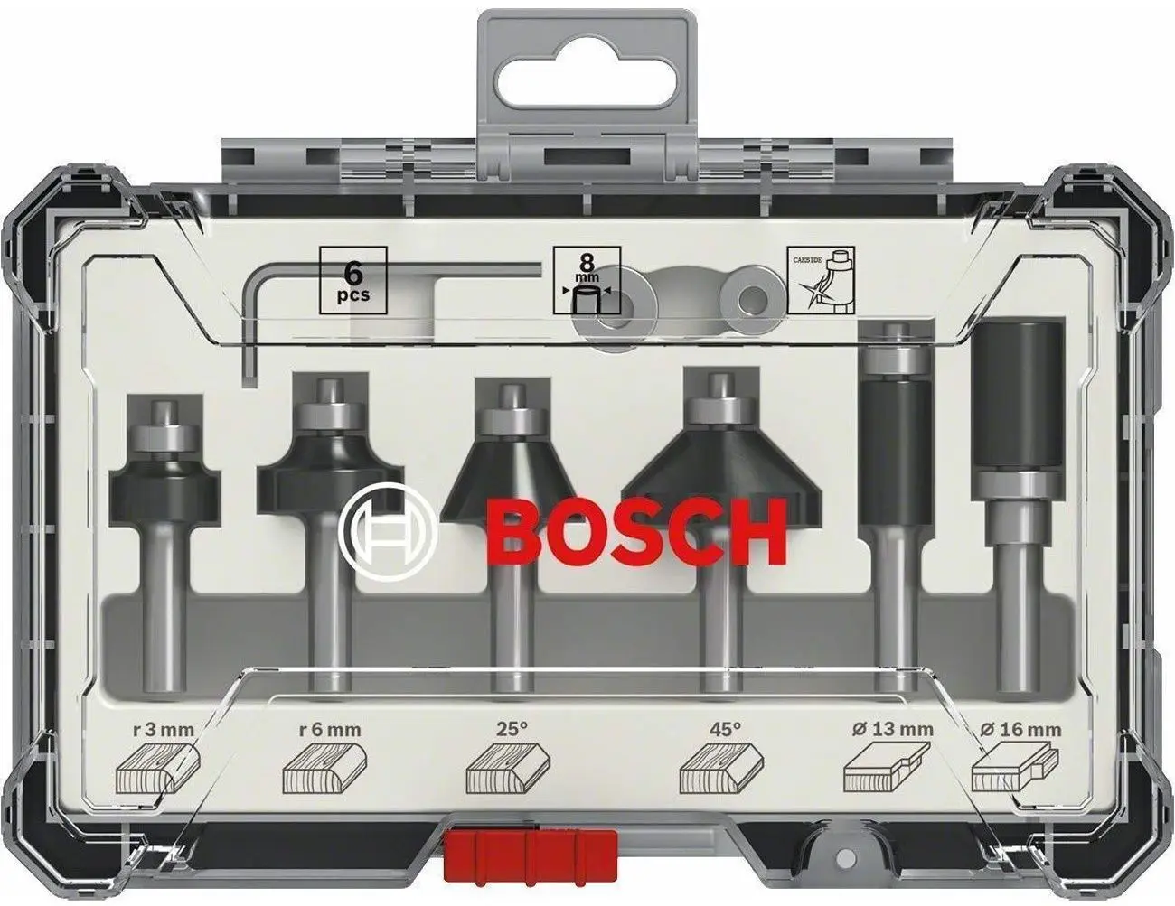 Set de freze pentru lemn Bosch 2607017469