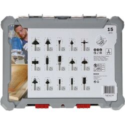 Set de freze pentru lem Bosch 2607017471 Thumb