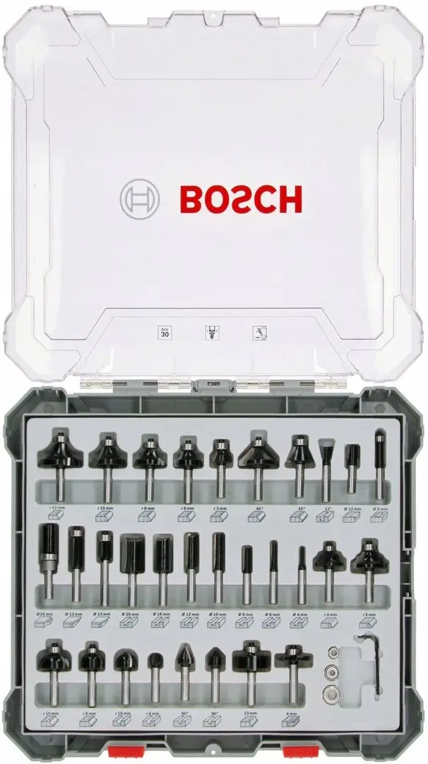 Set freze deprofilat canturi Bosch 2607017474