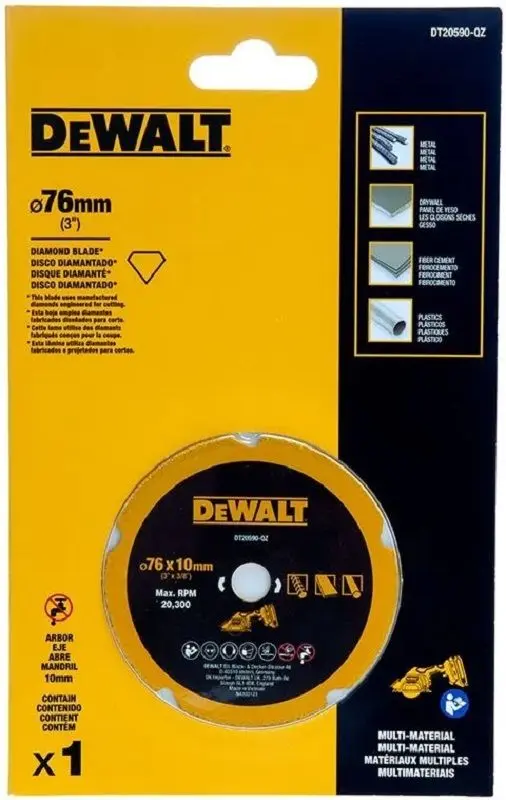 Алмазный диск Dewalt DT20590-QZ 76mm