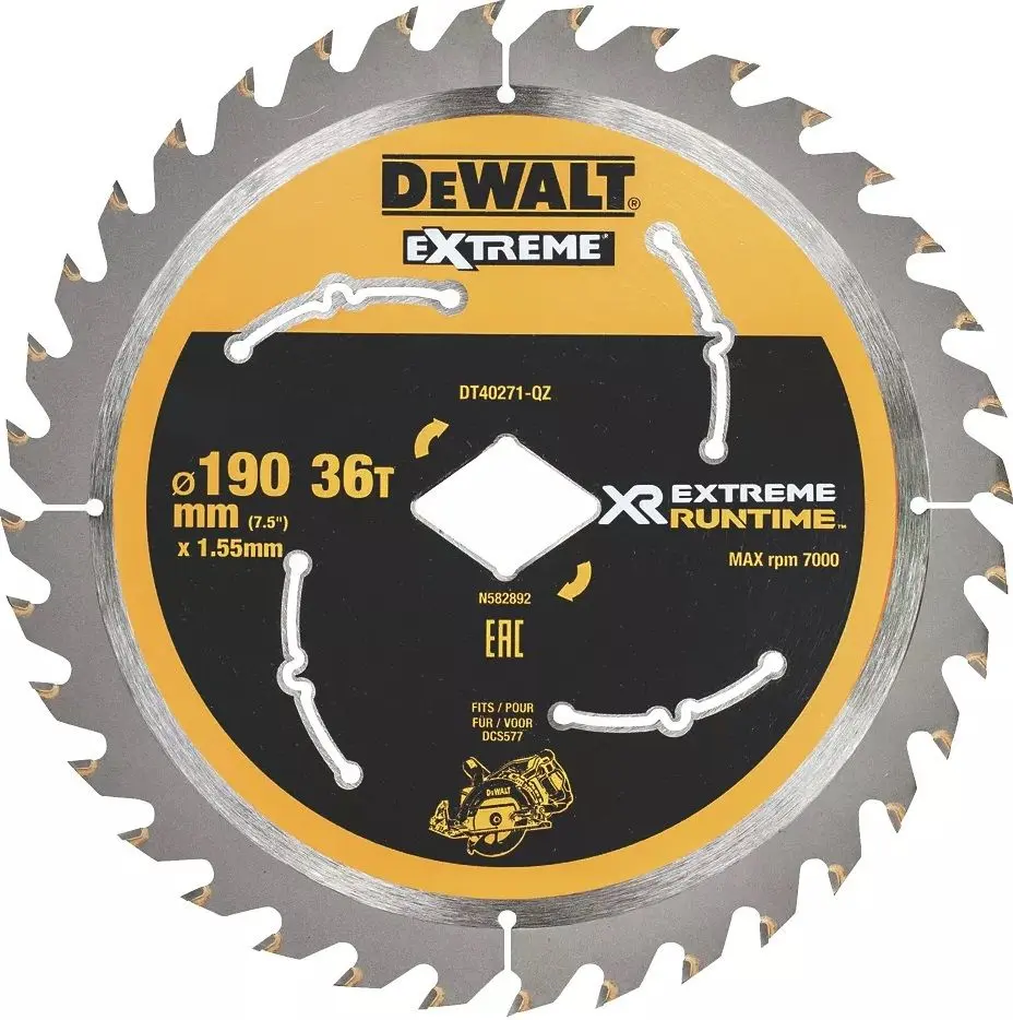 Disc diamantat Dewalt XR Extreme Runtime DT40271-QZ 190mm